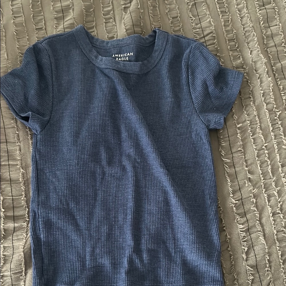 American Eagle Outfitters Kids Blue T-Shirt